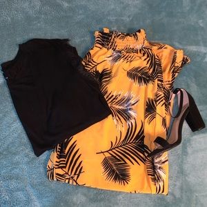 Yellow Palazzo Pants